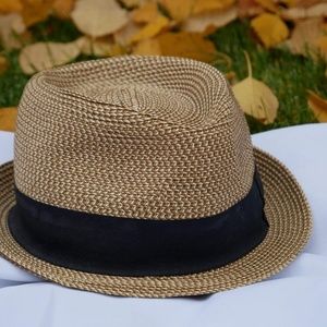 D&Y 100% Paper Fedora with Black Band